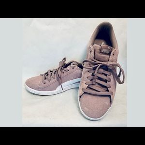 PUMA Lavender/Orchid Purple Suede ‘Vikky’ Sneaker Shoe 8.5